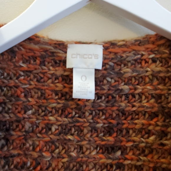 Chicos one size kimono sweater cardigan with metal embellishments, tasse… - Picture 8 of 13